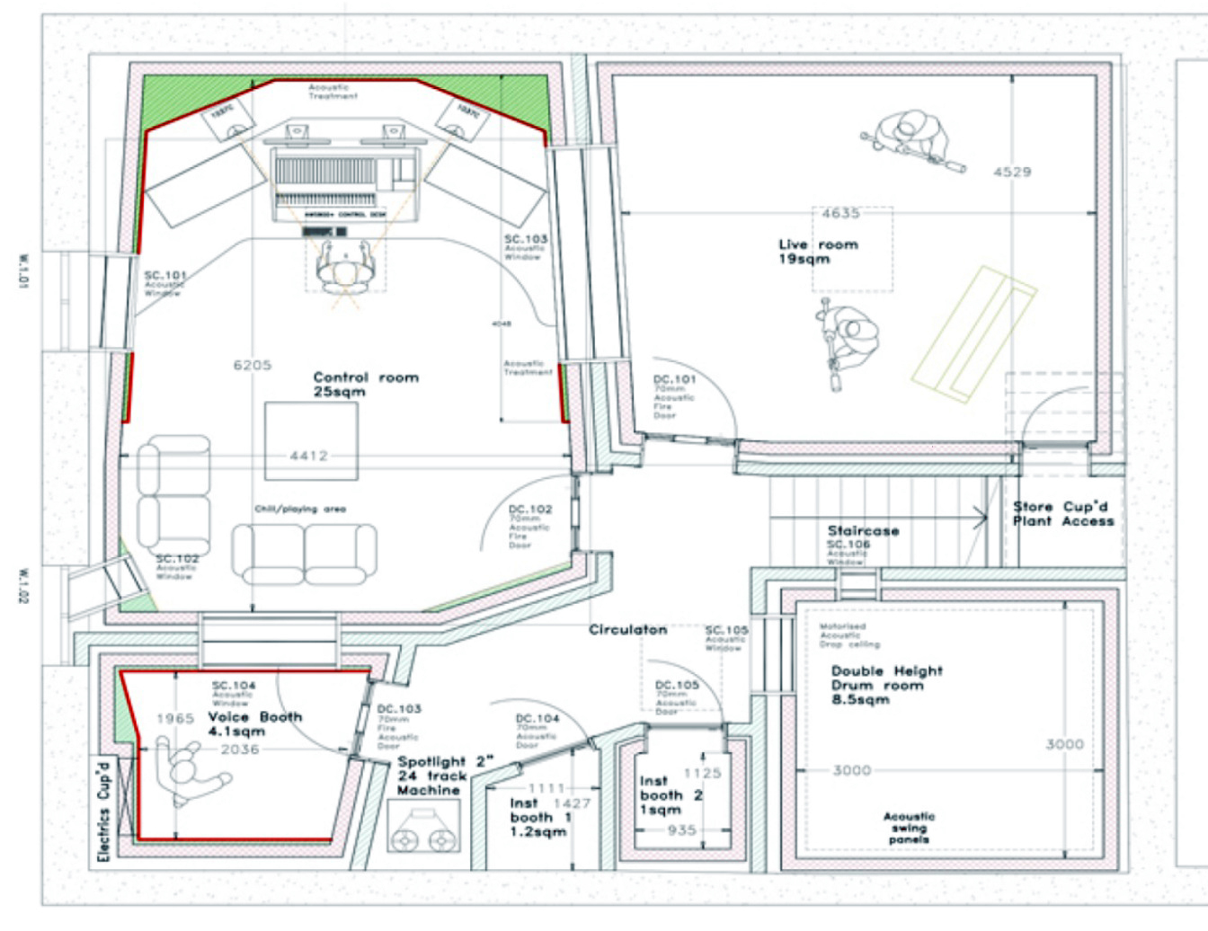 Studio Build Article Studio Drawing
